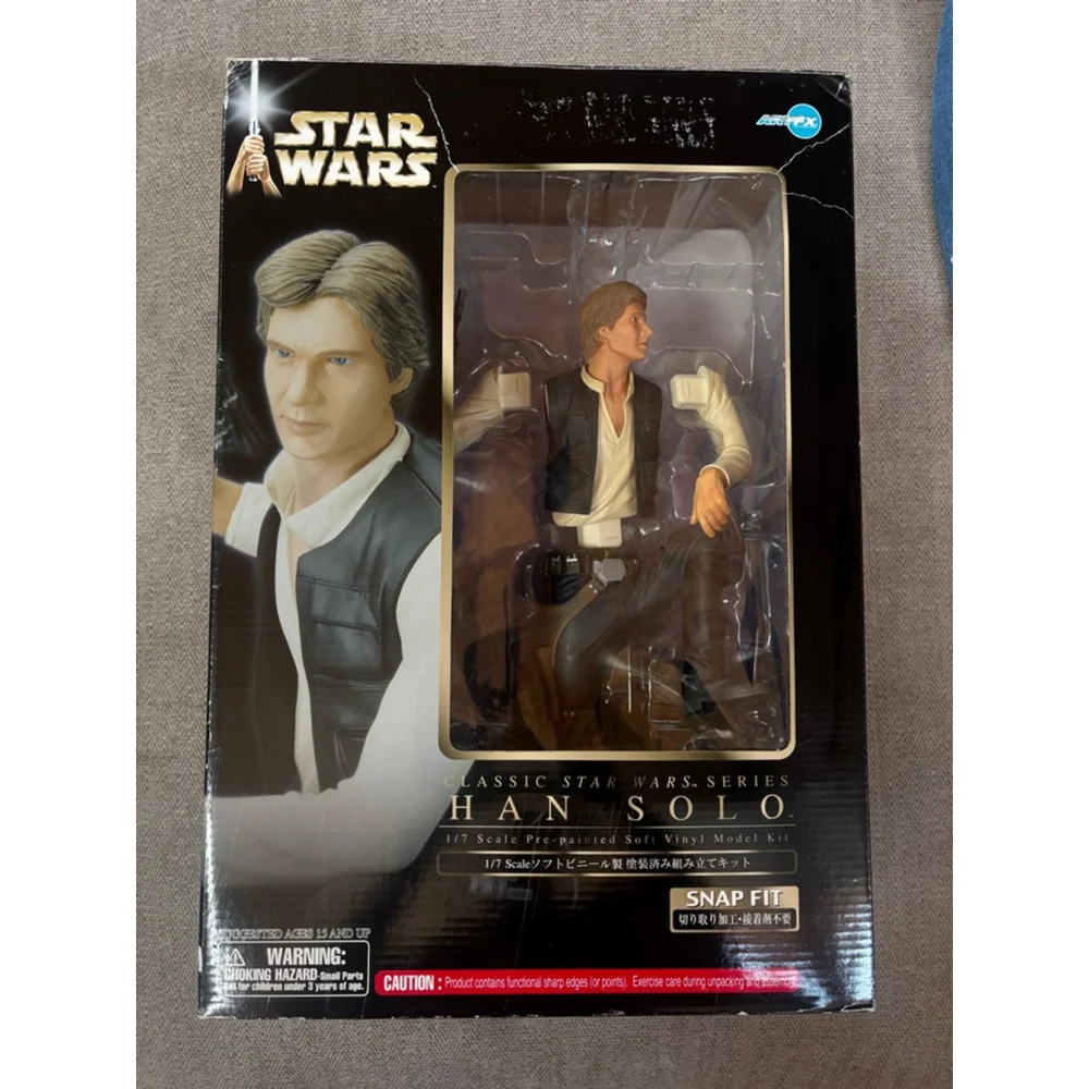 Han Solo 1/7 Scale Vinyl Model Snap Fit Kit Star Wars Figure ArtFX in box
